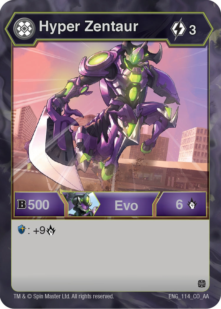 Image for Hyper Zentaur (Age of Aurelus) (114) - Bakugan TCG
