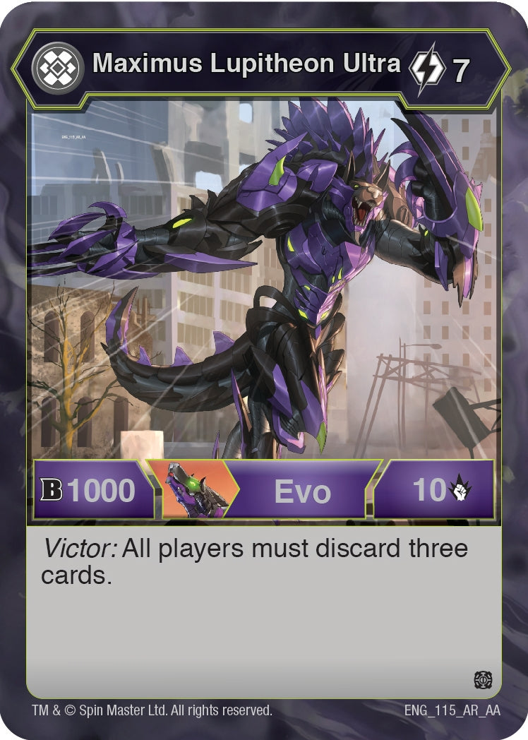 Image for Maximus Lupitheon Ultra (Age of Aurelus) (115) - Bakugan TCG