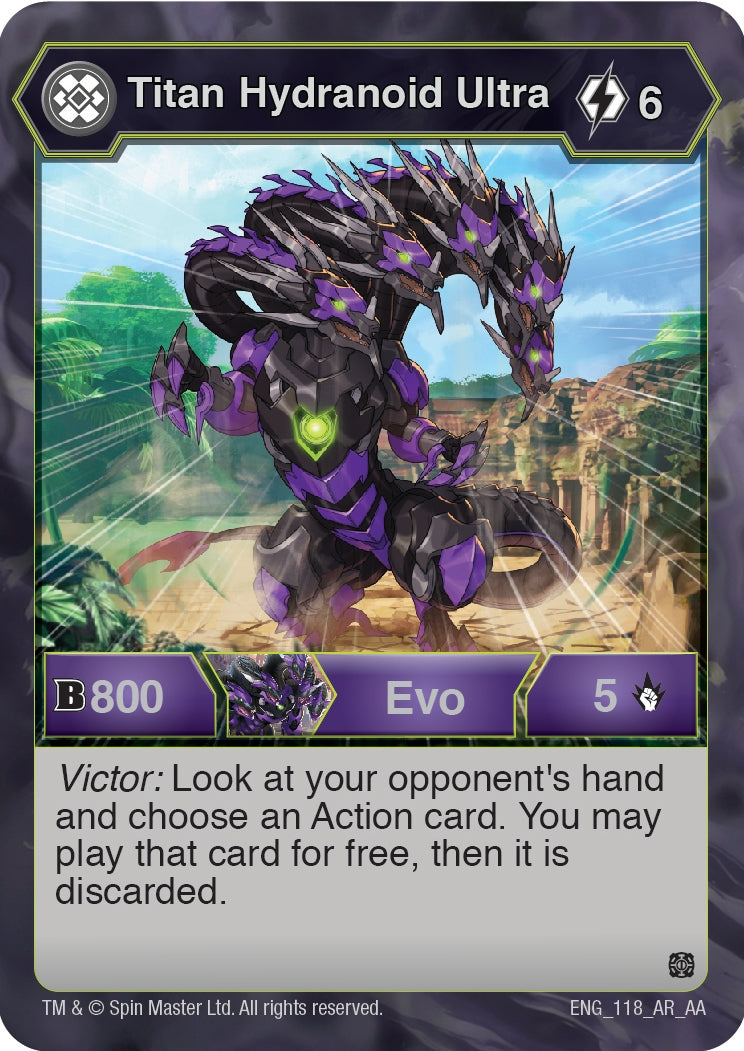 Image for Titan Hydranoid Ultra (118) (Age of Aurelus) (118) - Bakugan TCG