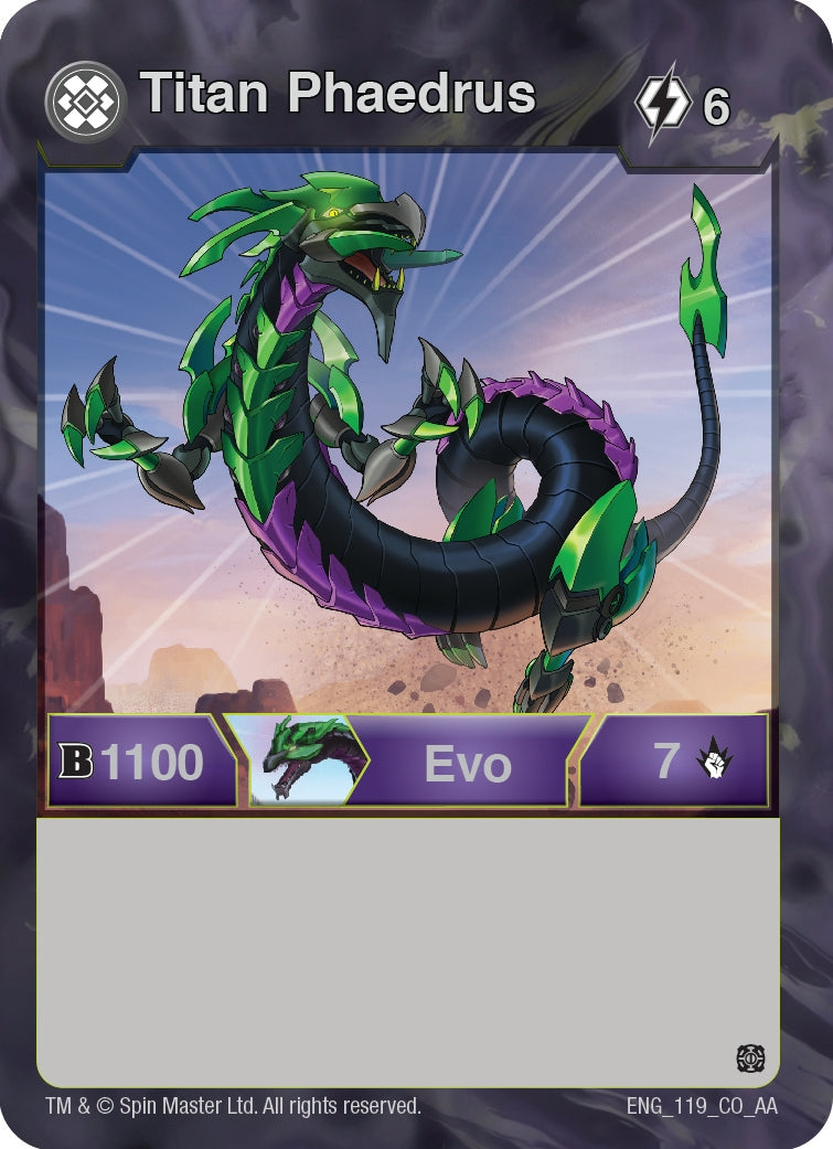 Image for Titan Phaedrus (Age of Aurelus) (119) - Bakugan TCG