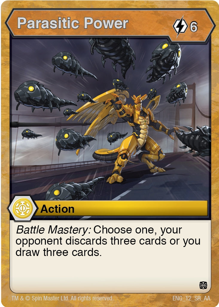 Image for Parasitic Power (Age of Aurelus) (12) - Bakugan TCG