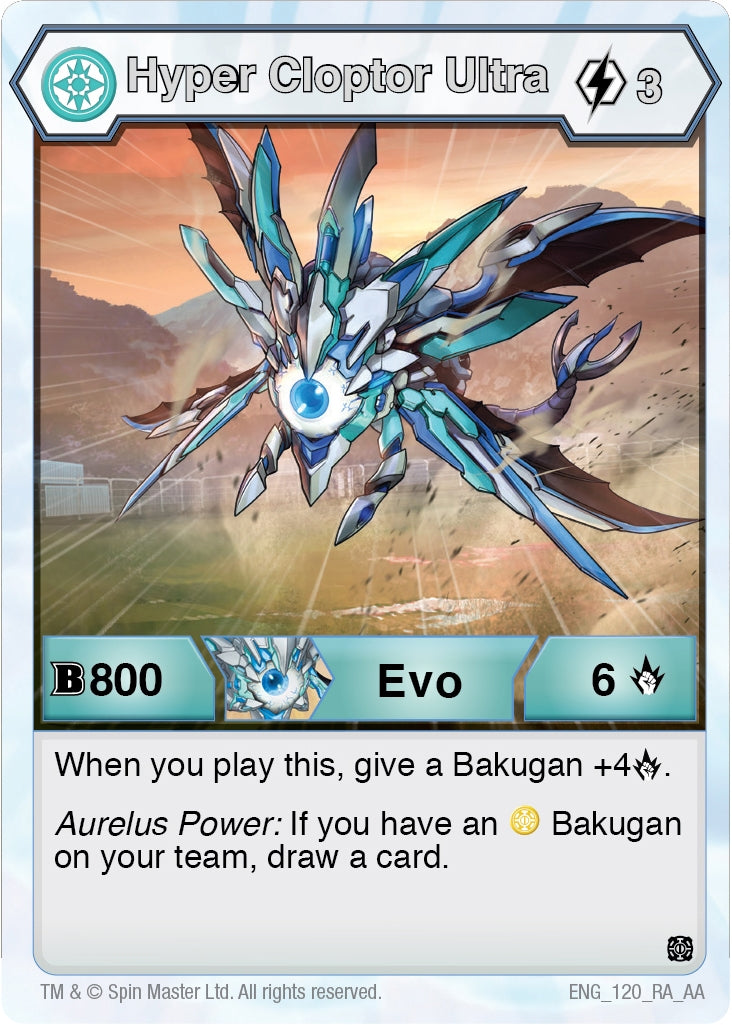 Image for Hyper Cloptor Ultra (120) (Age of Aurelus) (120) - Bakugan TCG