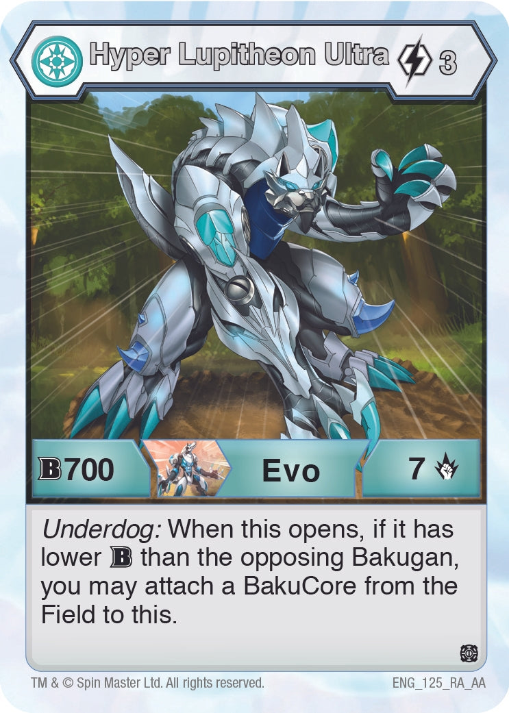 Image for Hyper Lupitheon Ultra (125) (Age of Aurelus) (125) - Bakugan TCG