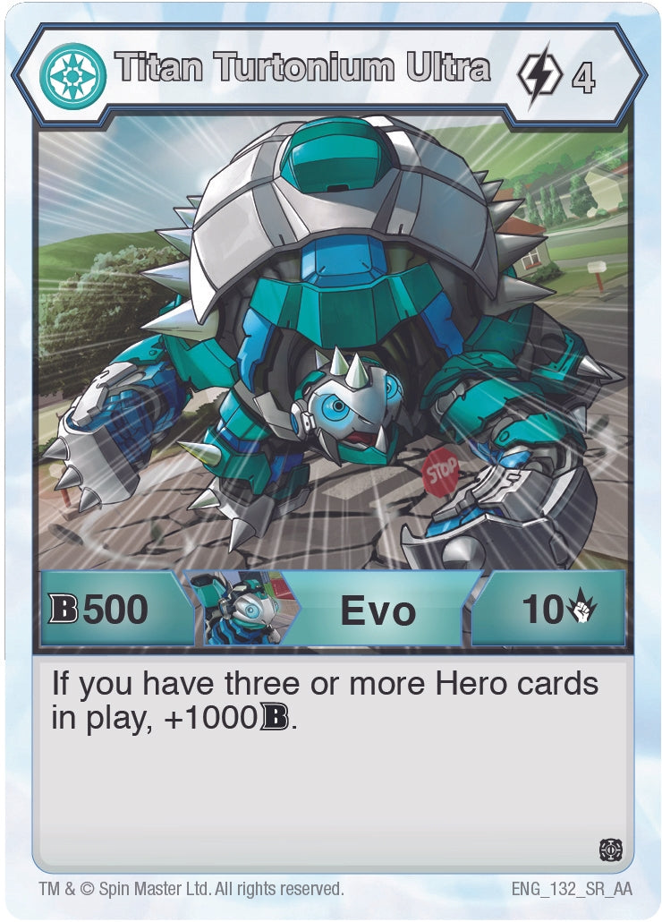 Image for Titan Turtonium Ultra (Age of Aurelus) (132) - Bakugan TCG