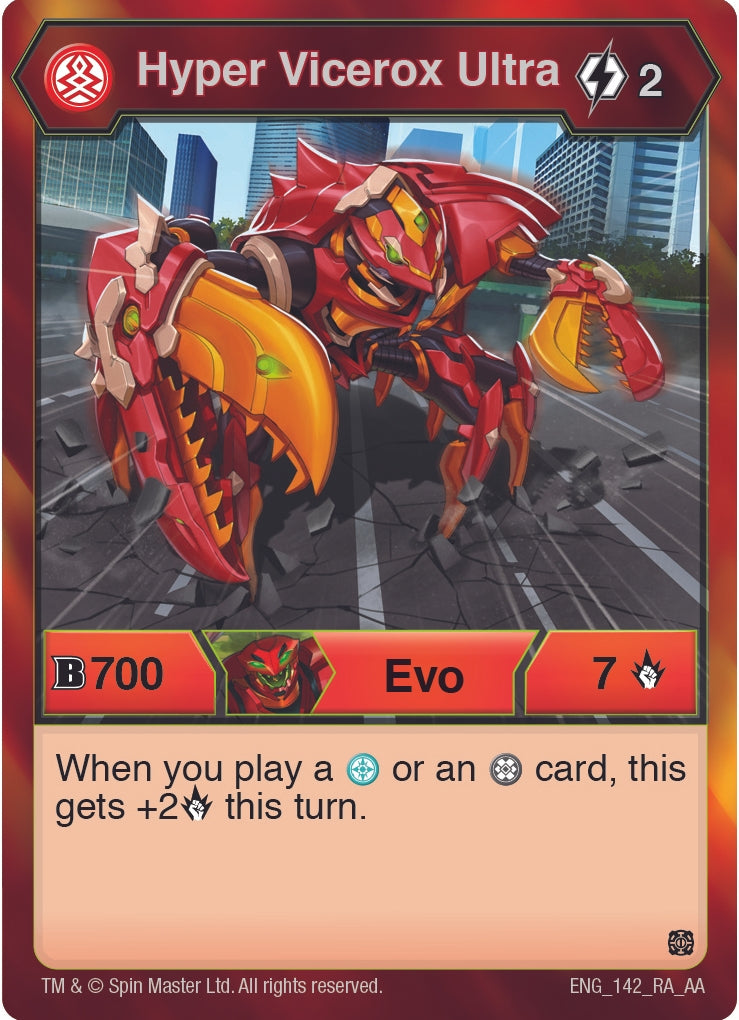 Image for Hyper Vicerox Ultra (142) (Age of Aurelus) (142) - Bakugan TCG