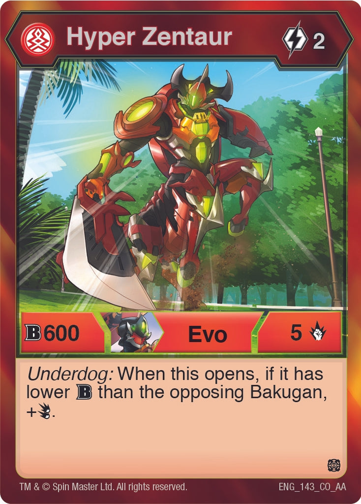 Image for Hyper Zentaur (143) (Age of Aurelus) (143) - Bakugan TCG