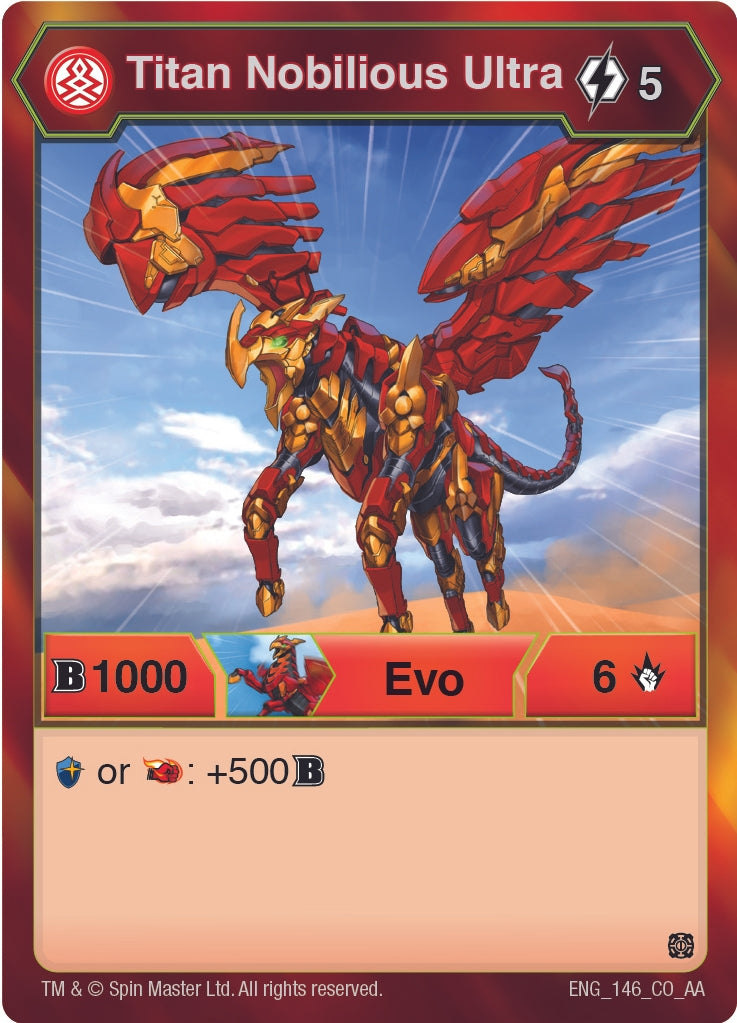 Image for Titan Nobilious Ultra (146) (Age of Aurelus) (146) - Bakugan TCG