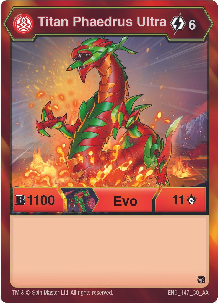 Image for Titan Phaedrus Ultra (Age of Aurelus) (147) - Bakugan TCG