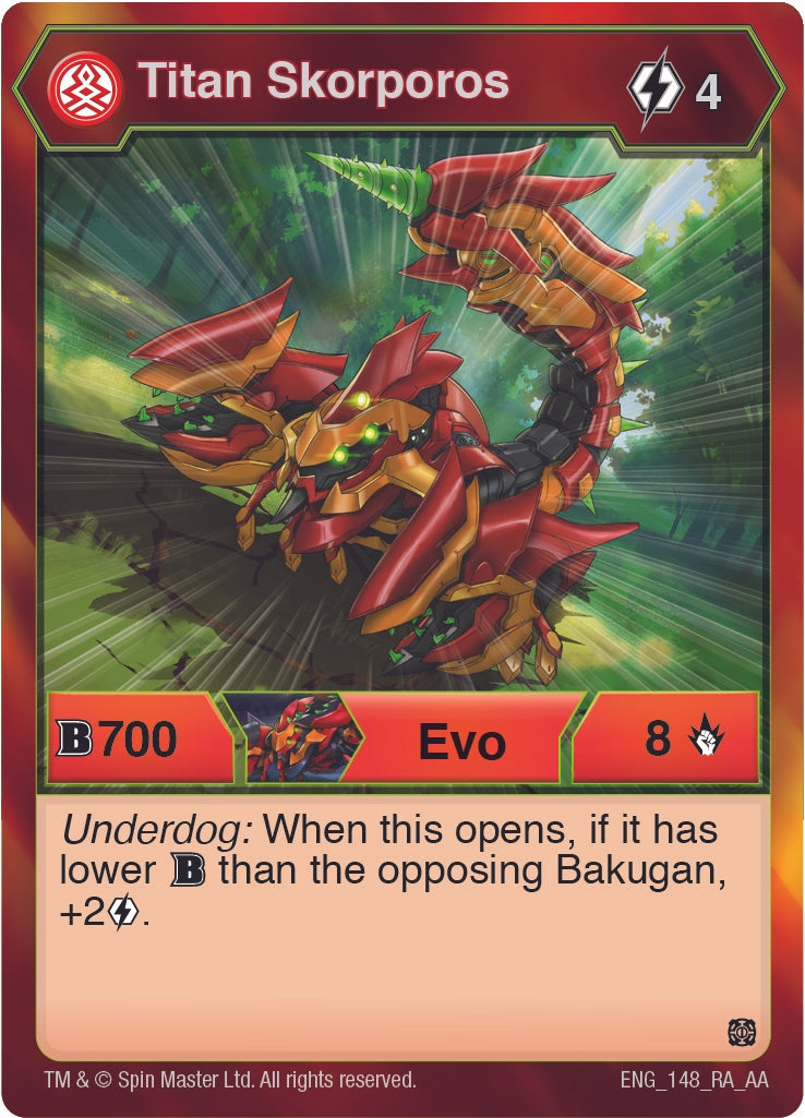 Image for Titan Skorporos (Age of Aurelus) (148) - Bakugan TCG