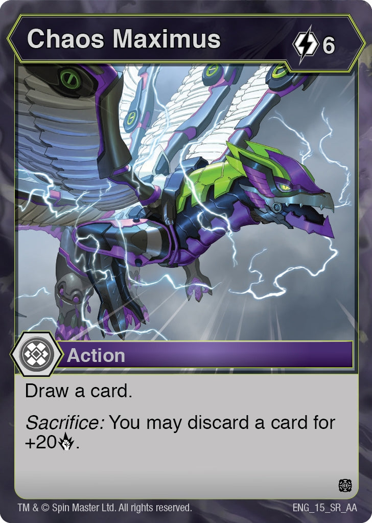 Image for Chaos Maximus (Age of Aurelus) (15) - Bakugan TCG