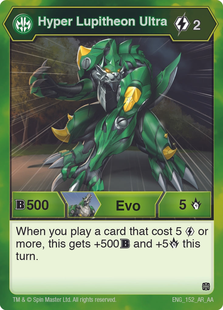 Image for Hyper Lupitheon Ultra (152) (Age of Aurelus) (152) - Bakugan TCG