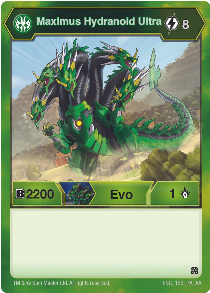 Image for Maximus Hydranoid Ultra (Age of Aurelus) (156) - Bakugan TCG