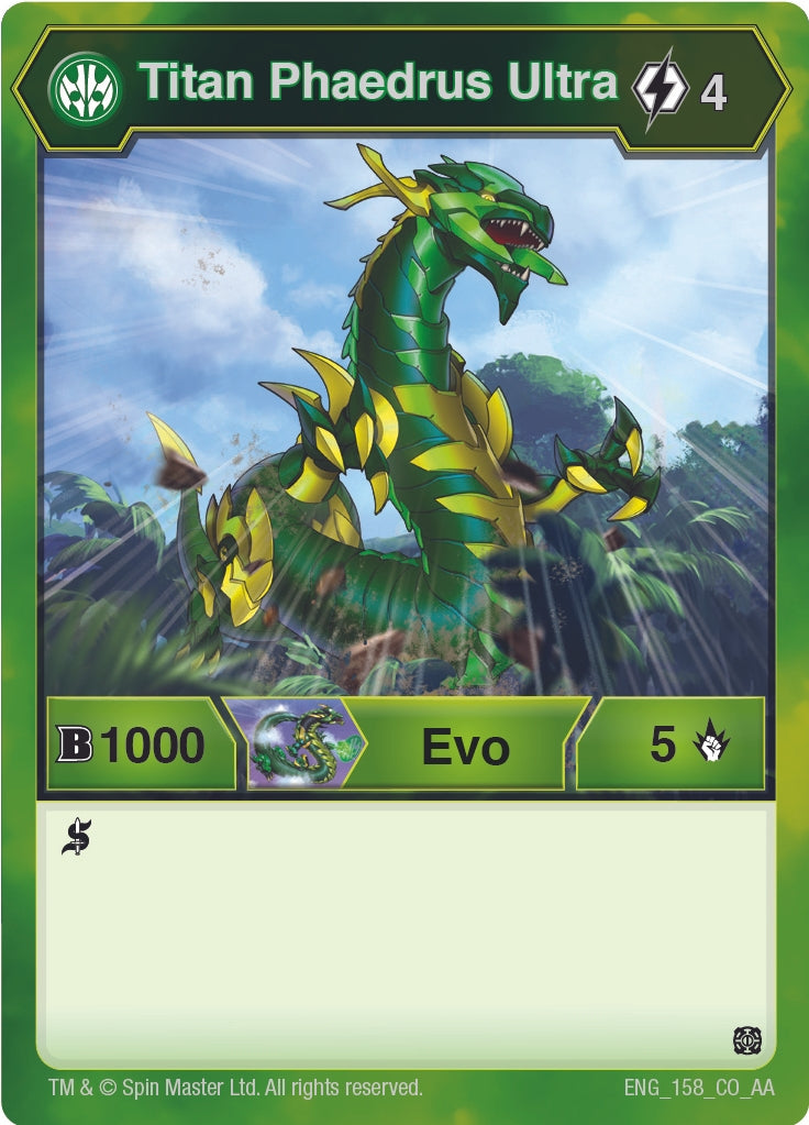 Image for Titan Phaedrus Ultra (158) (Age of Aurelus) (158) - Bakugan TCG
