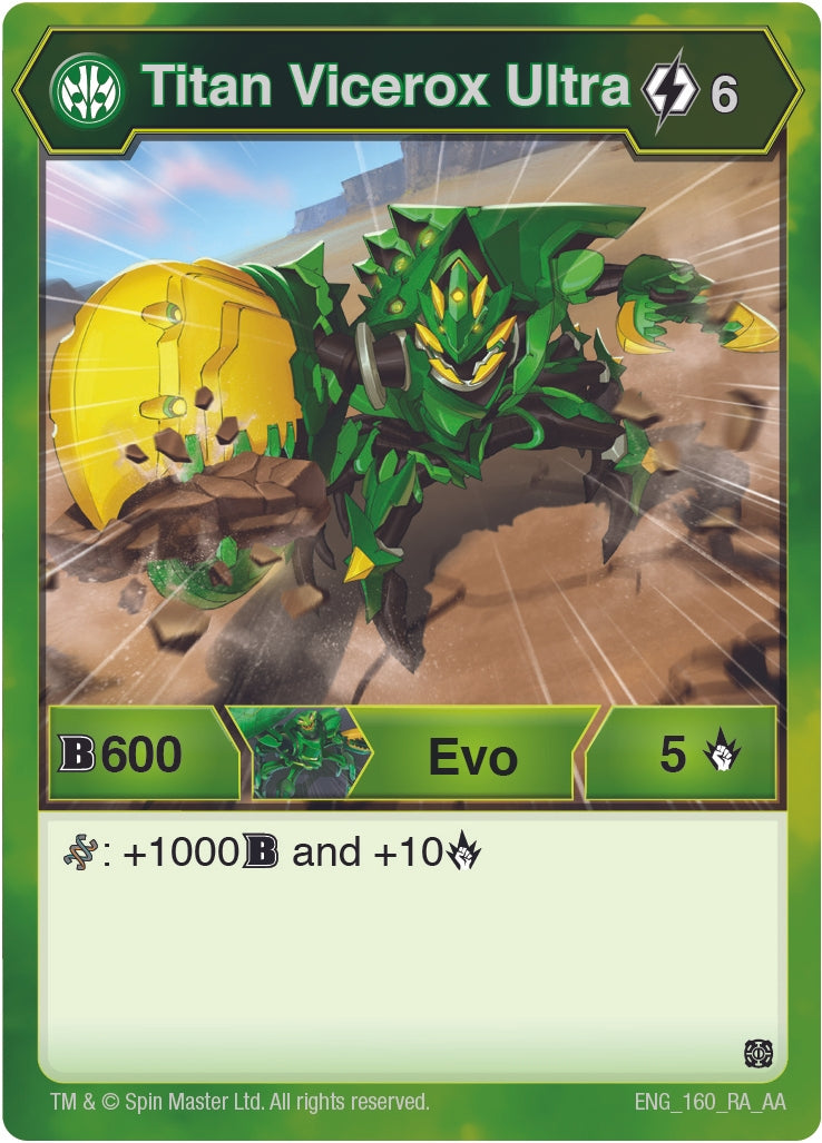 Image for Titan Vicerox Ultra (160) (Age of Aurelus) (160) - Bakugan TCG