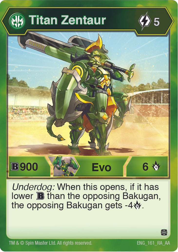 Image for Titan Zentaur (161) (Age of Aurelus) (161) - Bakugan TCG