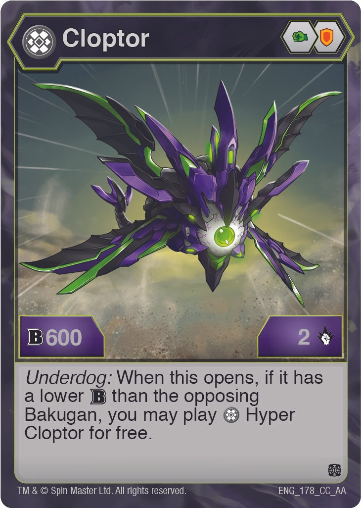 Image for Cloptor (178) (Age of Aurelus) (178) - Bakugan TCG