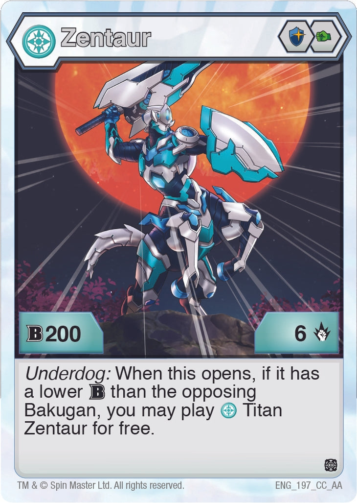 Image for Zentaur (Age of Aurelus) (197) - Bakugan TCG