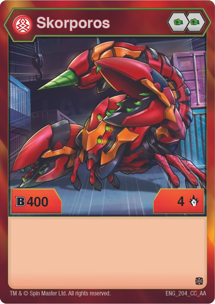 Image for Skorporos (204) (Age of Aurelus) (204) - Bakugan TCG