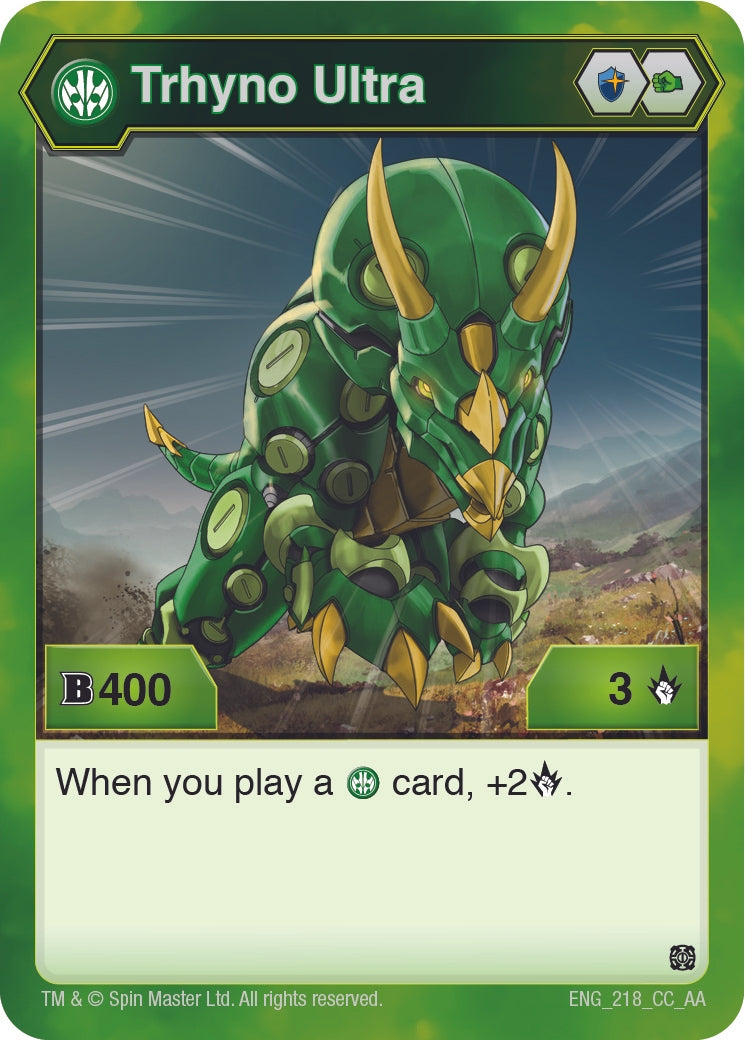 Image for Trhyno Ultra (218) (Age of Aurelus) (218) - Bakugan TCG