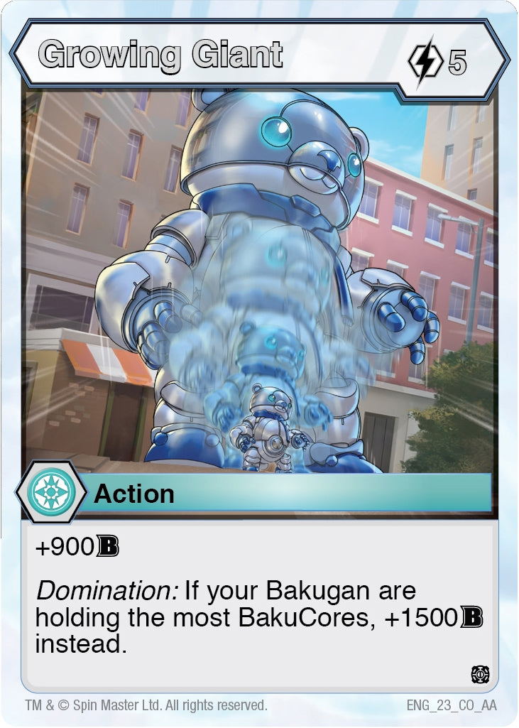 Image for Growing Giant (Age of Aurelus) (23) - Bakugan TCG