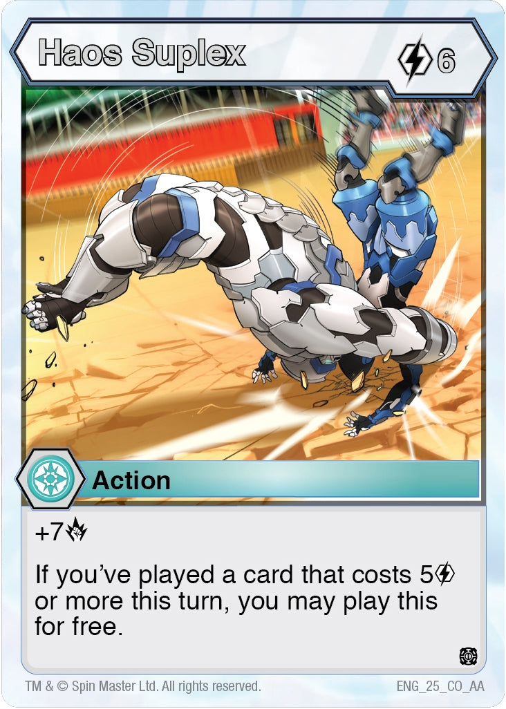 Image for Haos Suplex (Age of Aurelus) (25) - Bakugan TCG