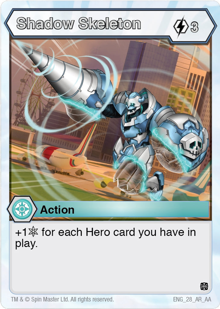 Image for Shadow Skeleton (Age of Aurelus) (28) - Bakugan TCG