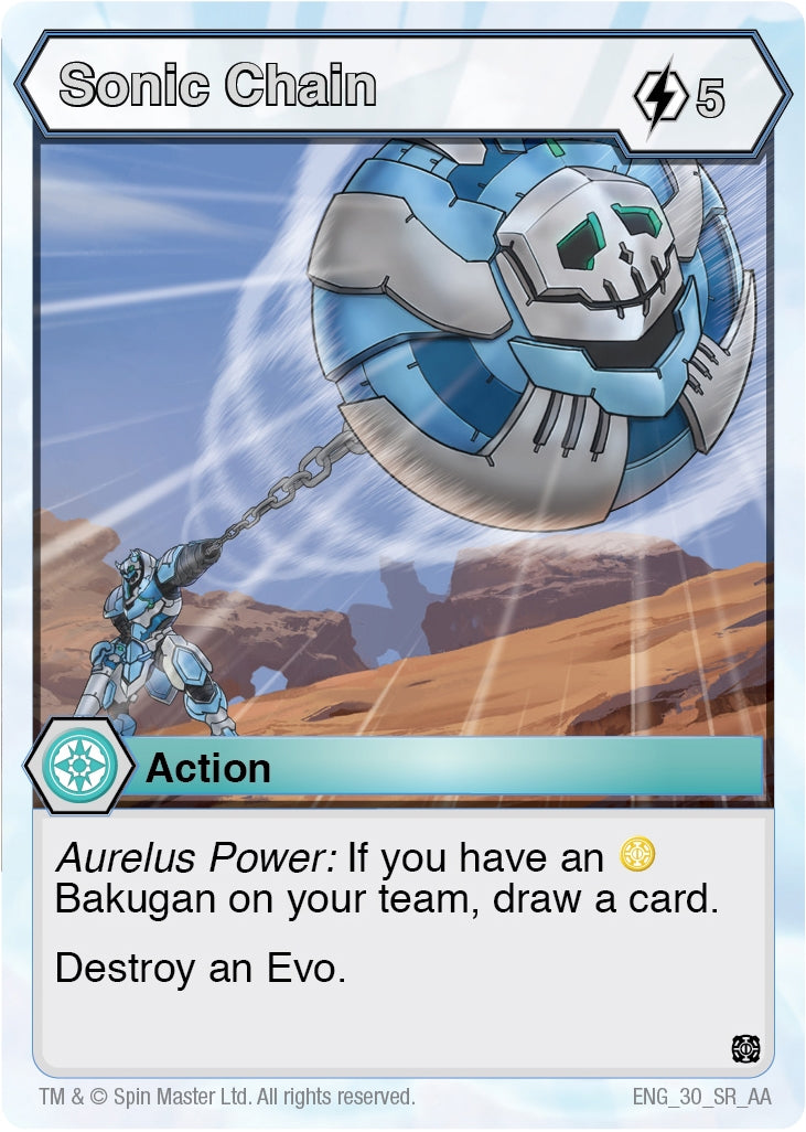 Image for Sonic Chain (Age of Aurelus) (30) - Bakugan TCG