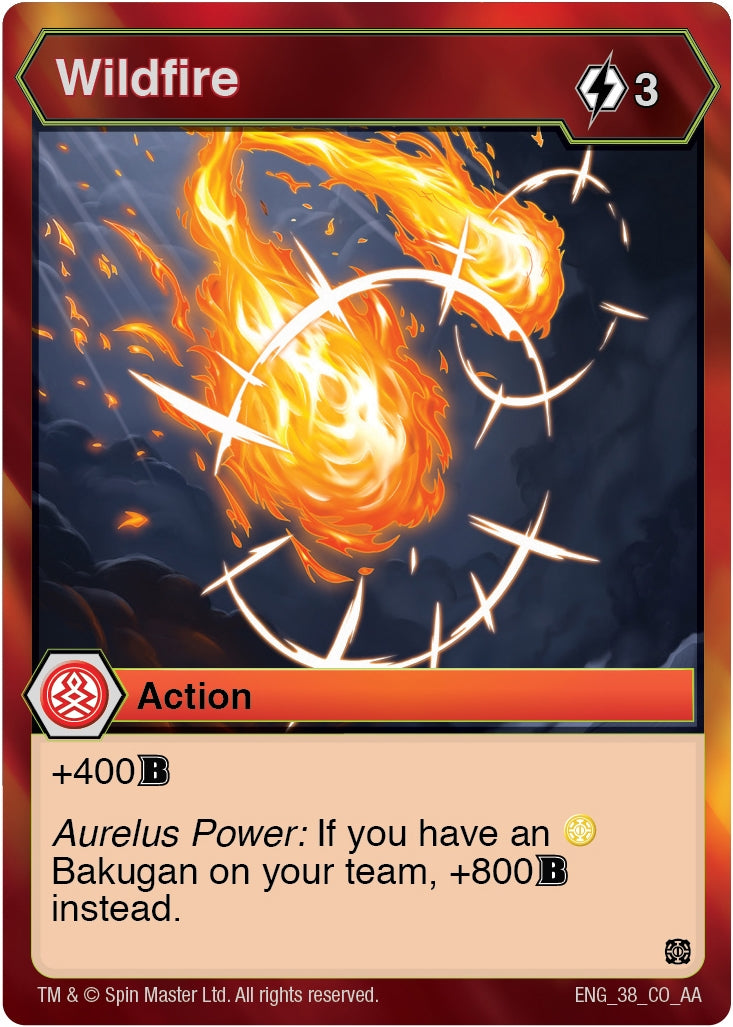 Image for Wildfire (Age of Aurelus) (38) - Bakugan TCG