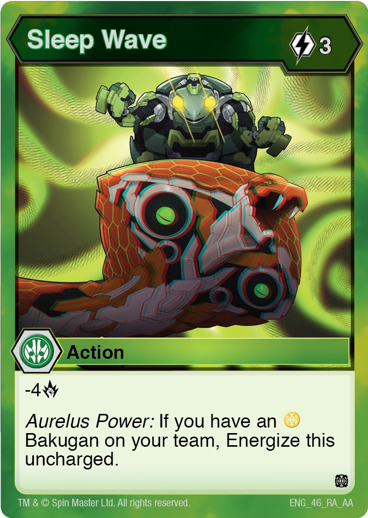 Image for Sleep Wave (Age of Aurelus) (46) - Bakugan TCG