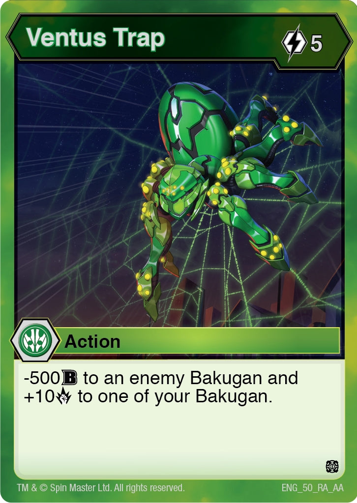 Image for Ventus Trap (Age of Aurelus) (50) - Bakugan TCG