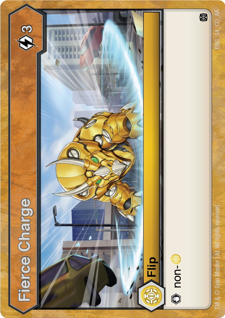 Image for Fierce Charge (Age of Aurelus) (54) - Bakugan TCG