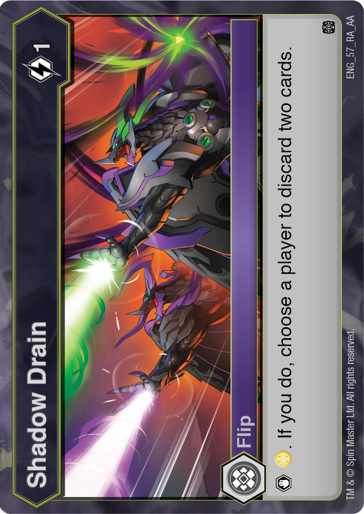 Image for Shadow Drain (Age of Aurelus) (57) - Bakugan TCG