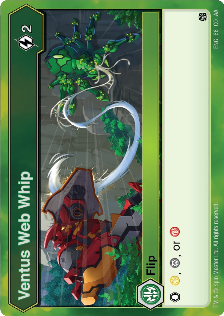 Image for Ventus Web Whip (Age of Aurelus) (66) - Bakugan TCG