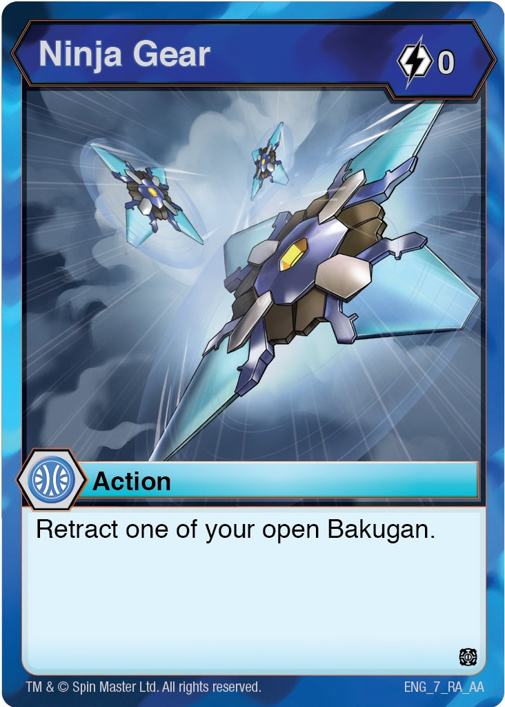 Image for Ninja Gear (Age of Aurelus) (7) - Bakugan TCG