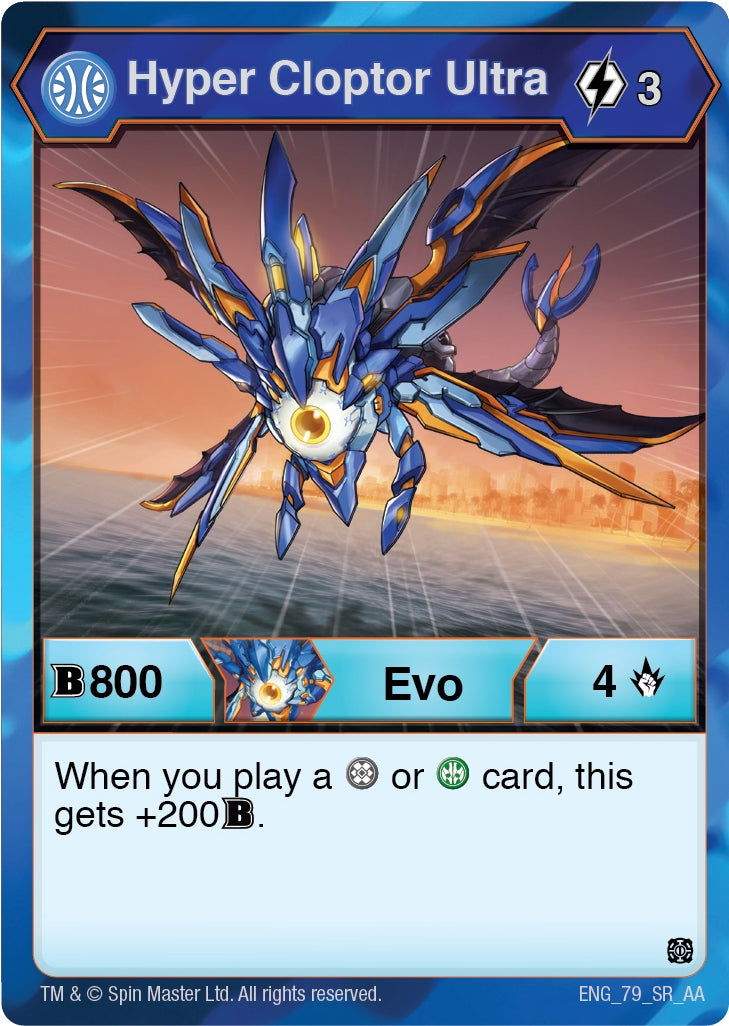 Image for Hyper Cloptor Ultra (Age of Aurelus) (79) - Bakugan TCG