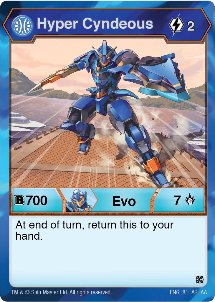 Image for Hyper Cyndeous (Age of Aurelus) (81) - Bakugan TCG