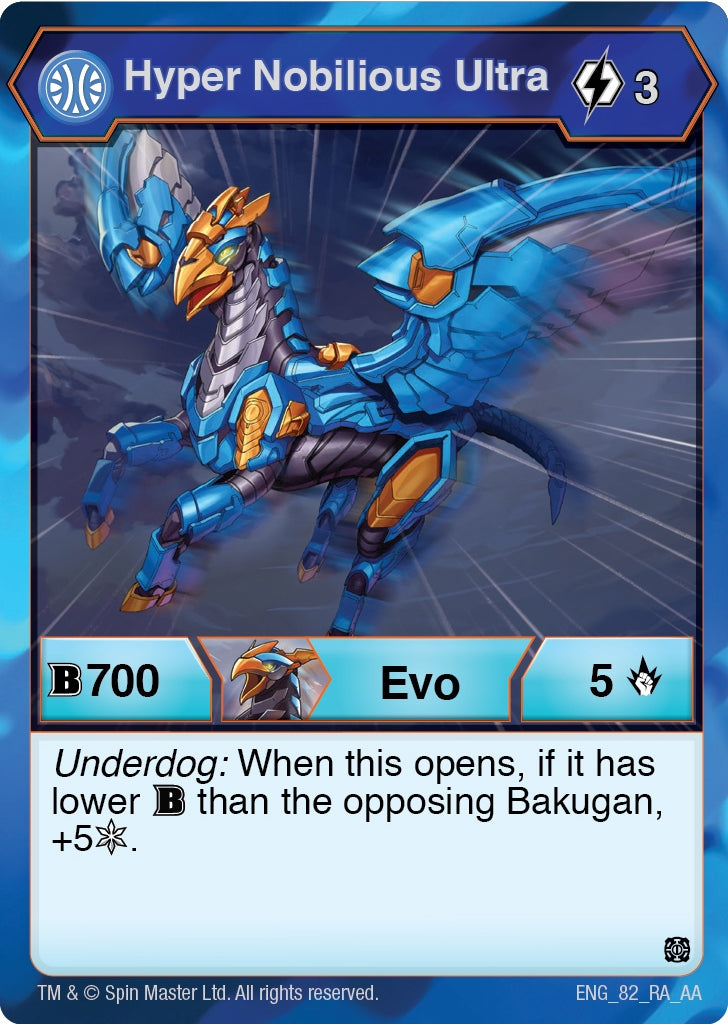 Image for Hyper Nobilious Ultra (Age of Aurelus) (82) - Bakugan TCG