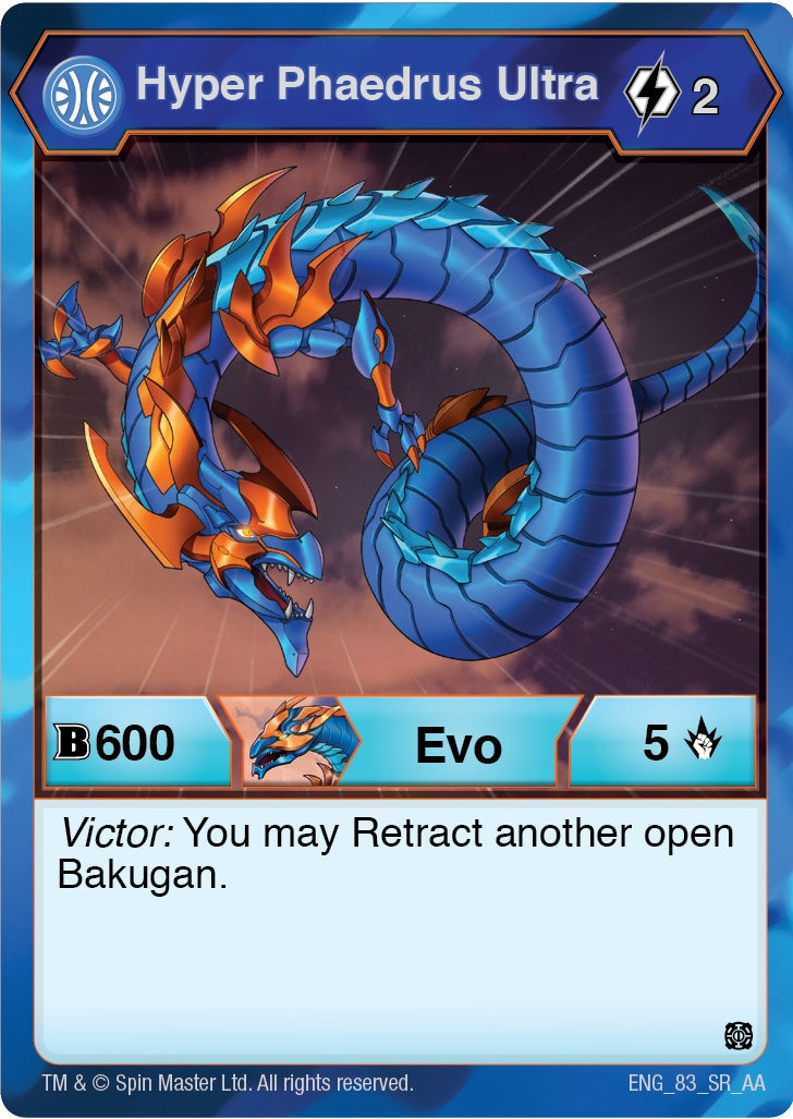 Image for Hyper Phaedrus Ultra (Age of Aurelus) (83) - Bakugan TCG