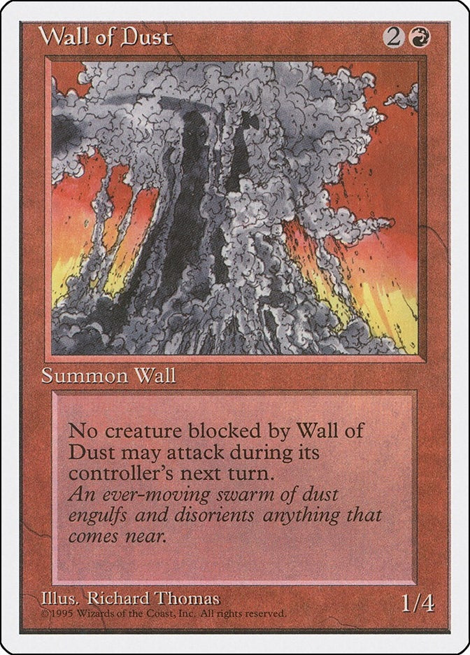 Image for Wall of Dust (Fourth Edition) - Magic: The Gathering