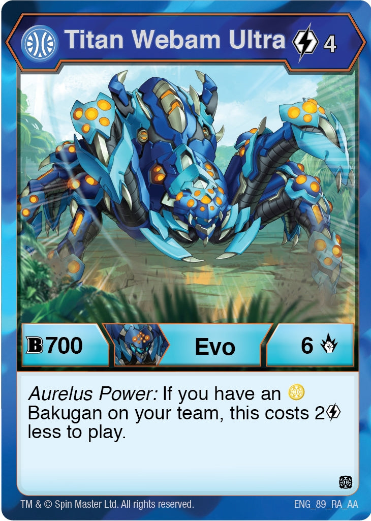 Image for Titan Webam Ultra (Age of Aurelus) (89) - Bakugan TCG
