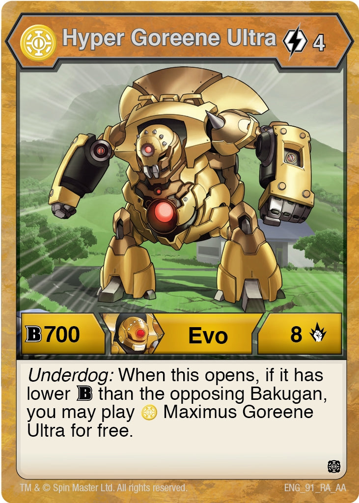 Image for Hyper Goreene Ultra (Age of Aurelus) (91) - Bakugan TCG