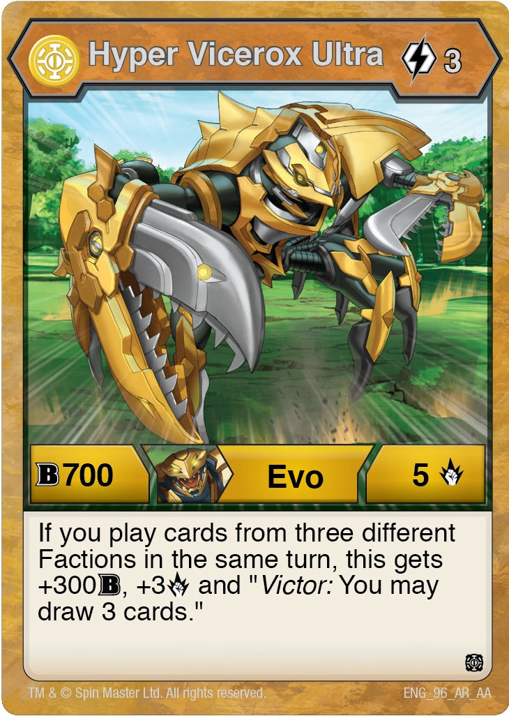 Image for Hyper Vicerox Ultra (Age of Aurelus) (96) - Bakugan TCG