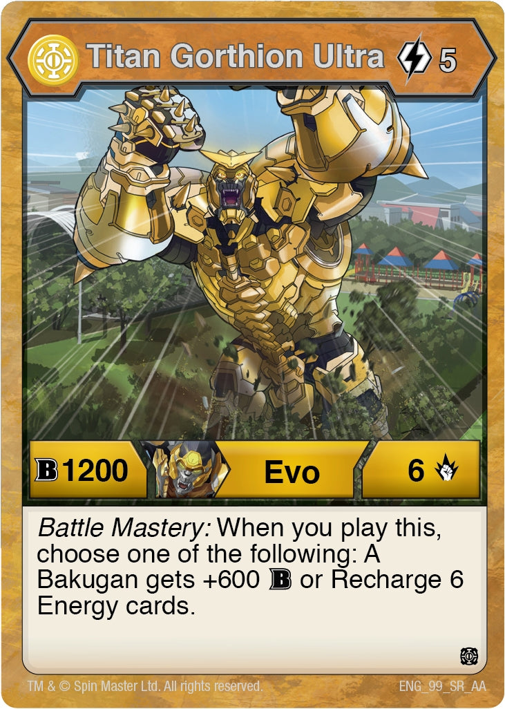 Image for Titan Gorthion Ultra (Age of Aurelus) (99) - Bakugan TCG