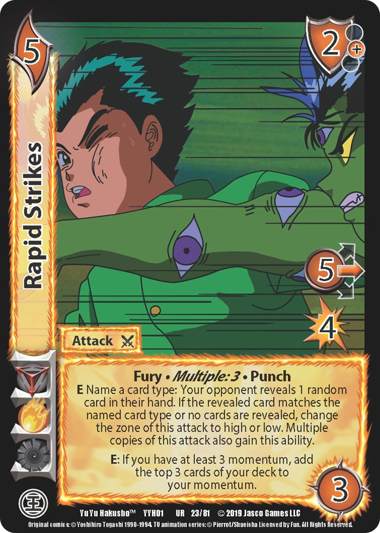 Image for Rapid Strikes (Yu Yu Hakusho) (23) - UniVersus