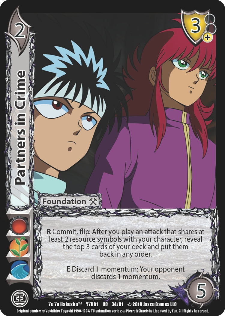 Image for Partners in Crime (Yu Yu Hakusho) (34) - UniVersus