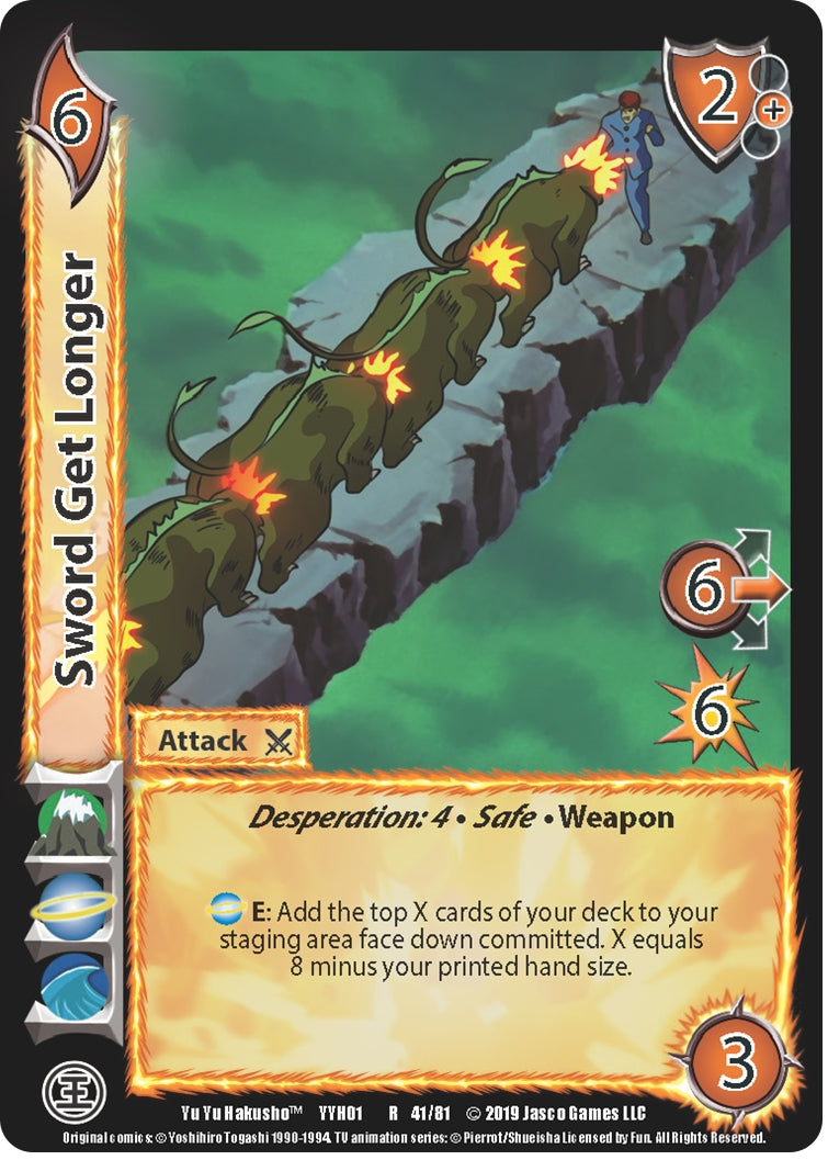 Image for Sword Get Longer! (Yu Yu Hakusho) (41) - UniVersus