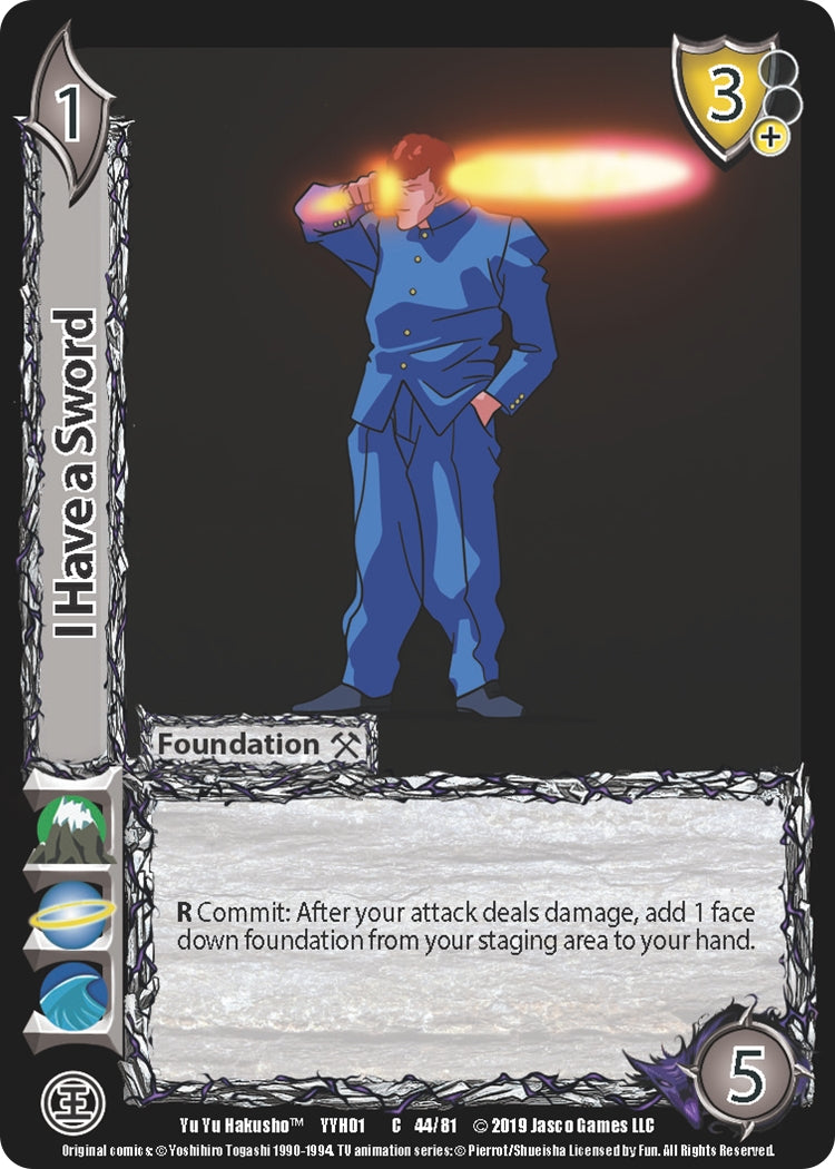 Image for I Have a Sword (Yu Yu Hakusho) (44) - UniVersus