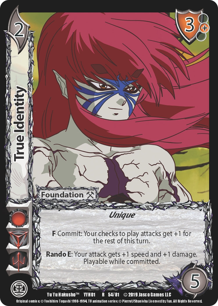 Image for True Identity (Yu Yu Hakusho) (54) - UniVersus