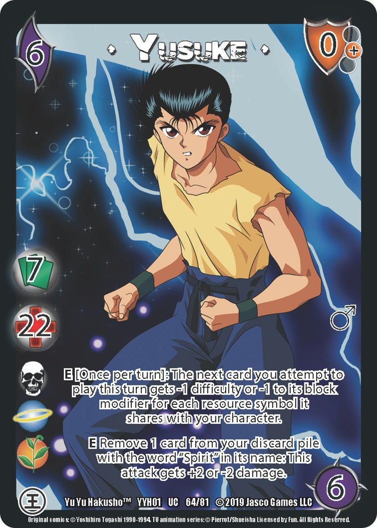 Image for Yusuke (Yu Yu Hakusho) (64) - UniVersus