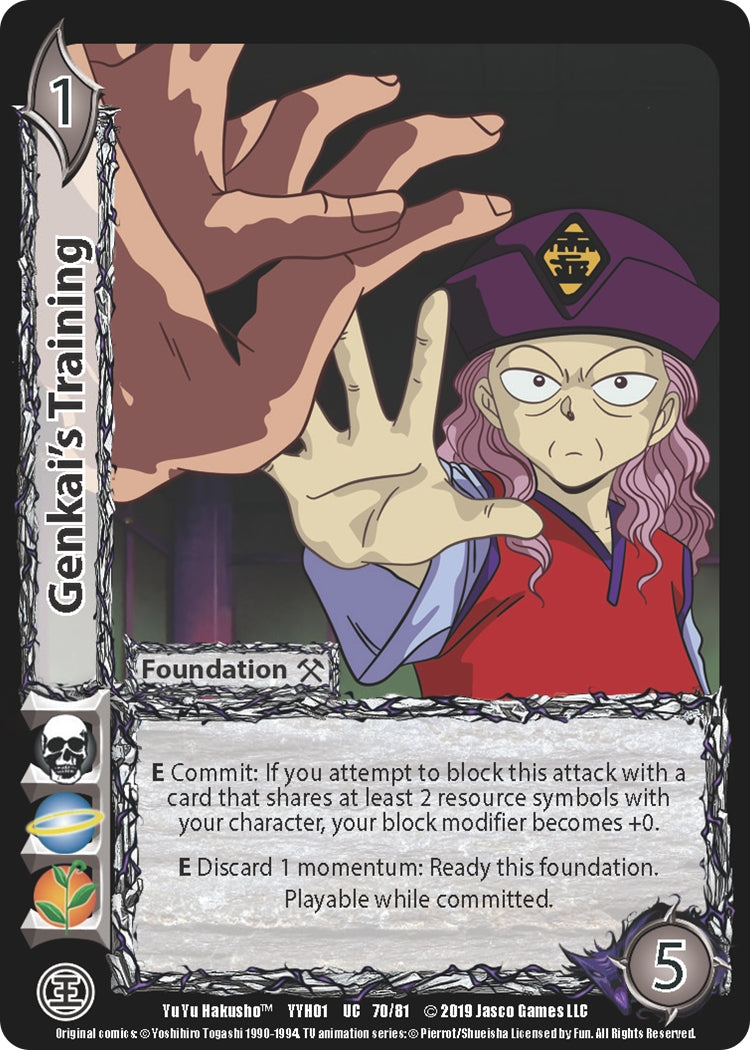 Image for Genkai's Training (Yu Yu Hakusho) (70) - UniVersus